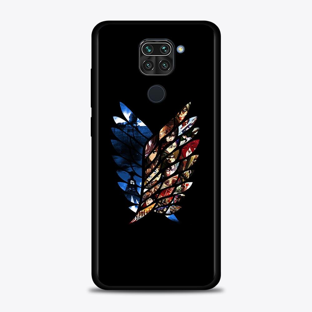Чехол для Xiaomi Redmi Note 11 9 8 10 Pro 7 9T 8T 9S 10Lite чехол для REDMI 9 8 9C 9A 8A 7A силиконовый чехол Attack On Titan Icon