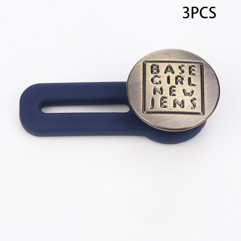 Пуговица для брюк - Без гвоздей, Съемная, Универсальная пуговица, Пуговица-удлинитель для джинсов, Регулируемая эластичная пуговица