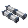 Пневматический цилиндр с множителем силы SCT SCT 50/63/80/100/125 Стандартный Регулируемый ход Многопозиционный Высокое усилие