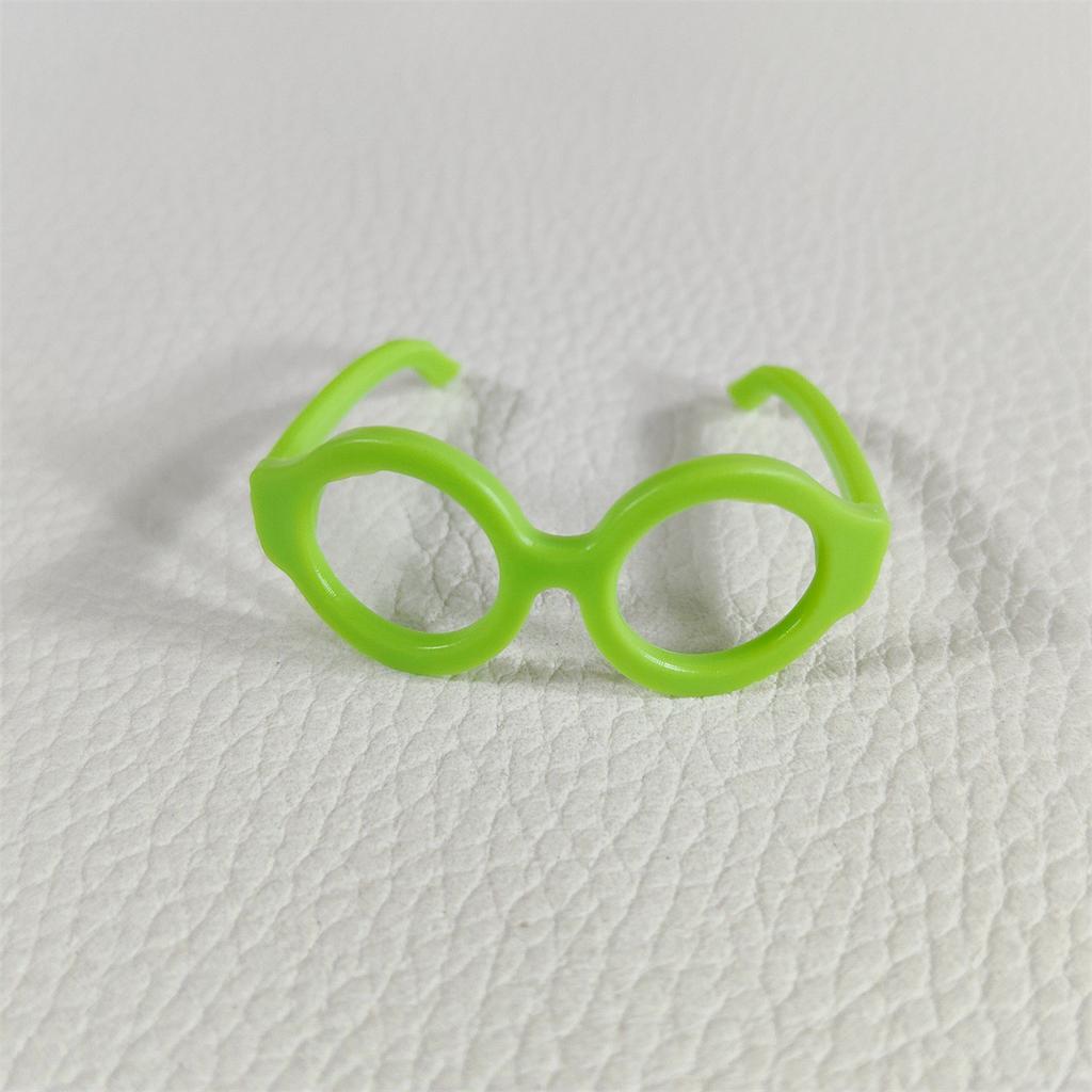 Красочные очки Пластиковые оправы для очков Аксессуары DIY Куклы Конфетный цвет Оправа Ручная работа Декоративные аксессуары