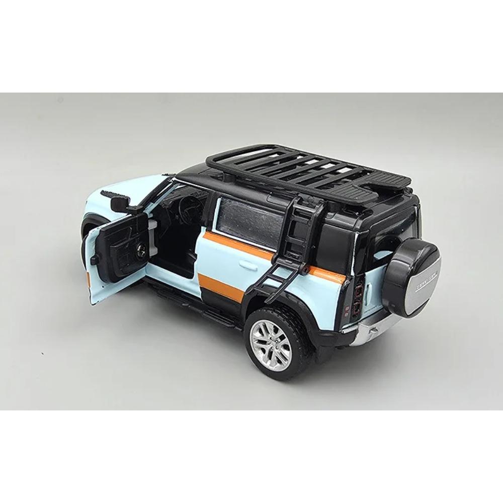 Assembly 1/43 Land Rover Defender 110 Alloy Modified Car Model Diecast Metal Toy Collection Valentine's Day Gifts with Boyfriend