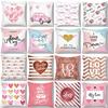Cute Pink Red Heart Print Home Decor Pillow Sofa Cushion Cover Valentine's Day  Pillowcase