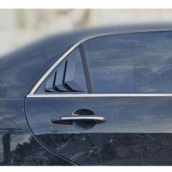 Carbon Fiber Side Vent Window Scoop Louver Cover For Honda Accord 7th 2003-2007