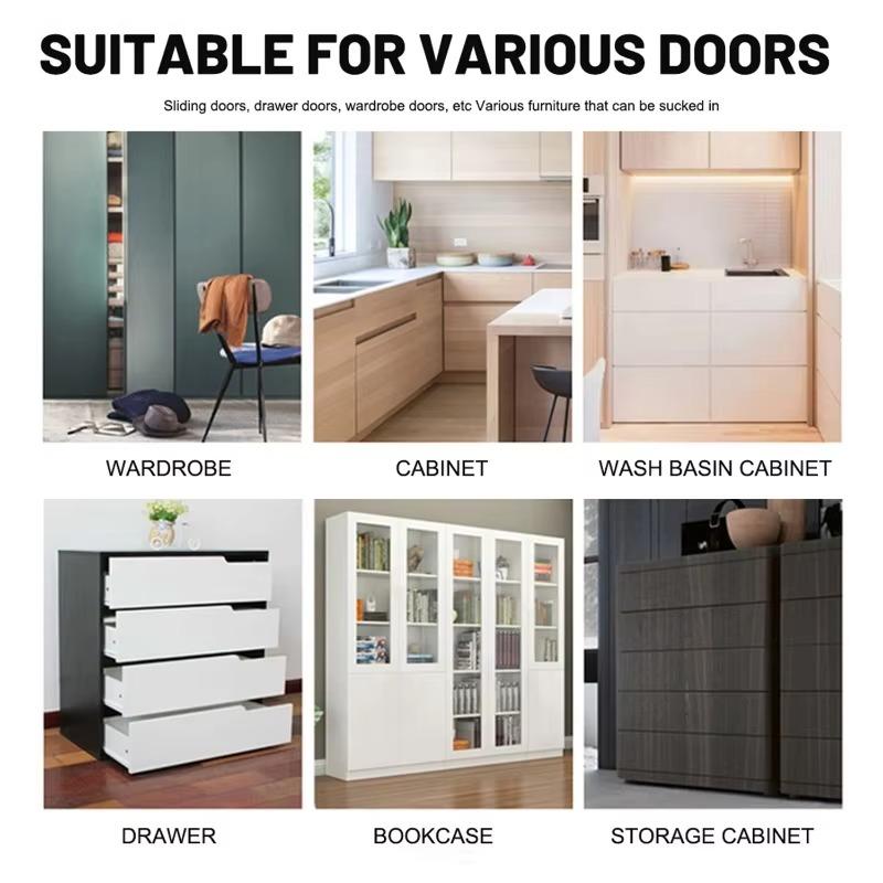 Magnetic Cabinet Catches Ultra Thin Door Strong Magnets Stops Invisible Adhesive Drawer Magnet Lock For Kitchen Closet Closer