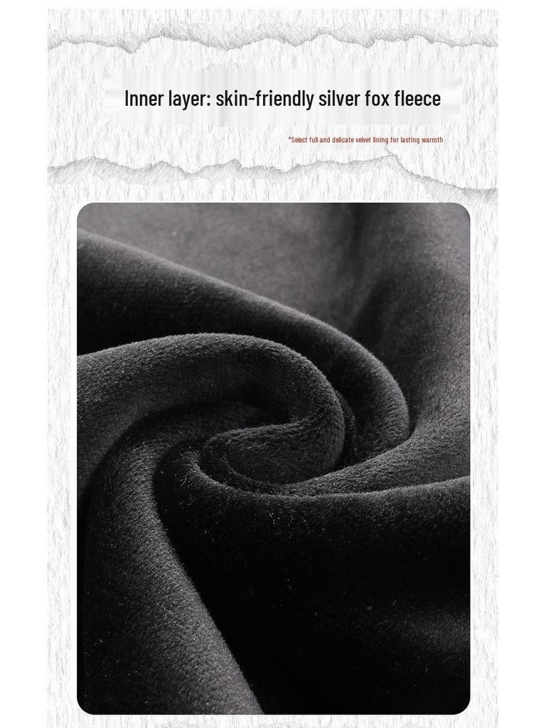 Мужская толстовка с флисовой подкладкой в американском ретро-стиле, Осень/Зима 2025, Тяжелая, Трендовая верхняя одежда.