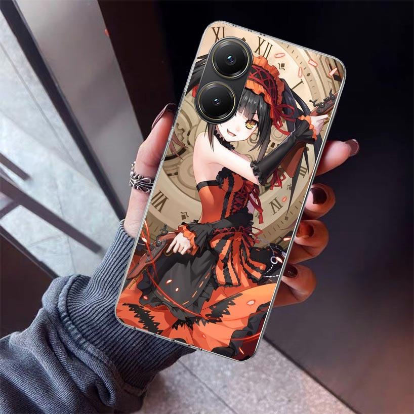 Чехол для телефона Date A Live Токисаки Куруми для Xiaomi Poco X5 X6 X7 Pro F7 Ultra M7 Redmi 15C 15 13C 13 12C 12 10 10C 10A 9 9C 9T 9A
