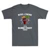 Rise & Shine It's Bloody Mary Time Funny Drinking Quote Vintage Unisex's T-Shirt
