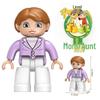 Compatible Large-Particle Building Block Minifigure Educational Toys for Early Childhood