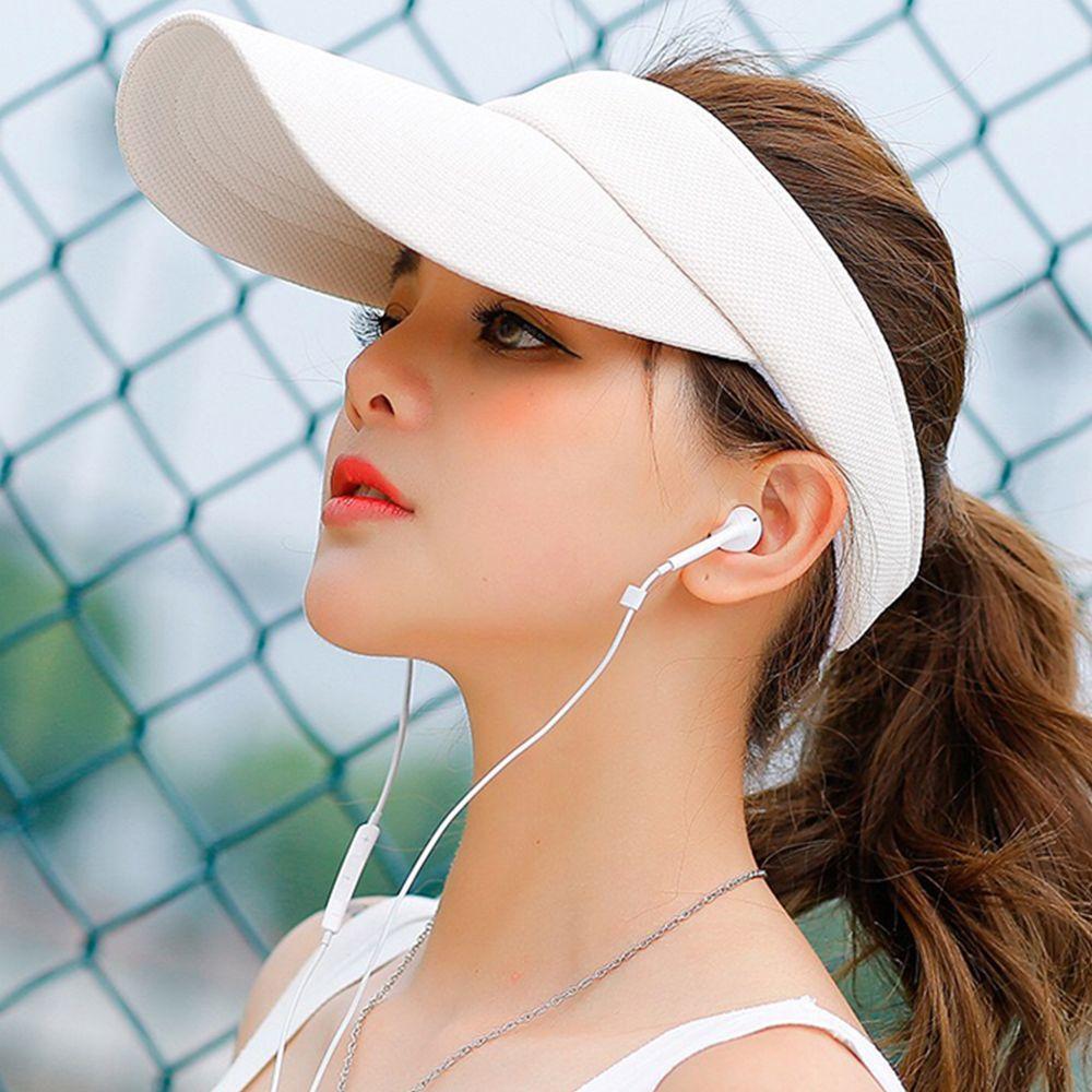 Аксессуары для бега Пляжная шляпа от солнца Унисекс Кепка для гольфа и тенниса Пустая шляпа Широкополая солнцезащитная шляпа с козырьком