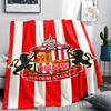1PC Sunderland Afc Crest Custom Name Patterned Flannel Blanket Suitable For All Seasons For Home Decor Warmth And Comfort Gifts Holiday Present