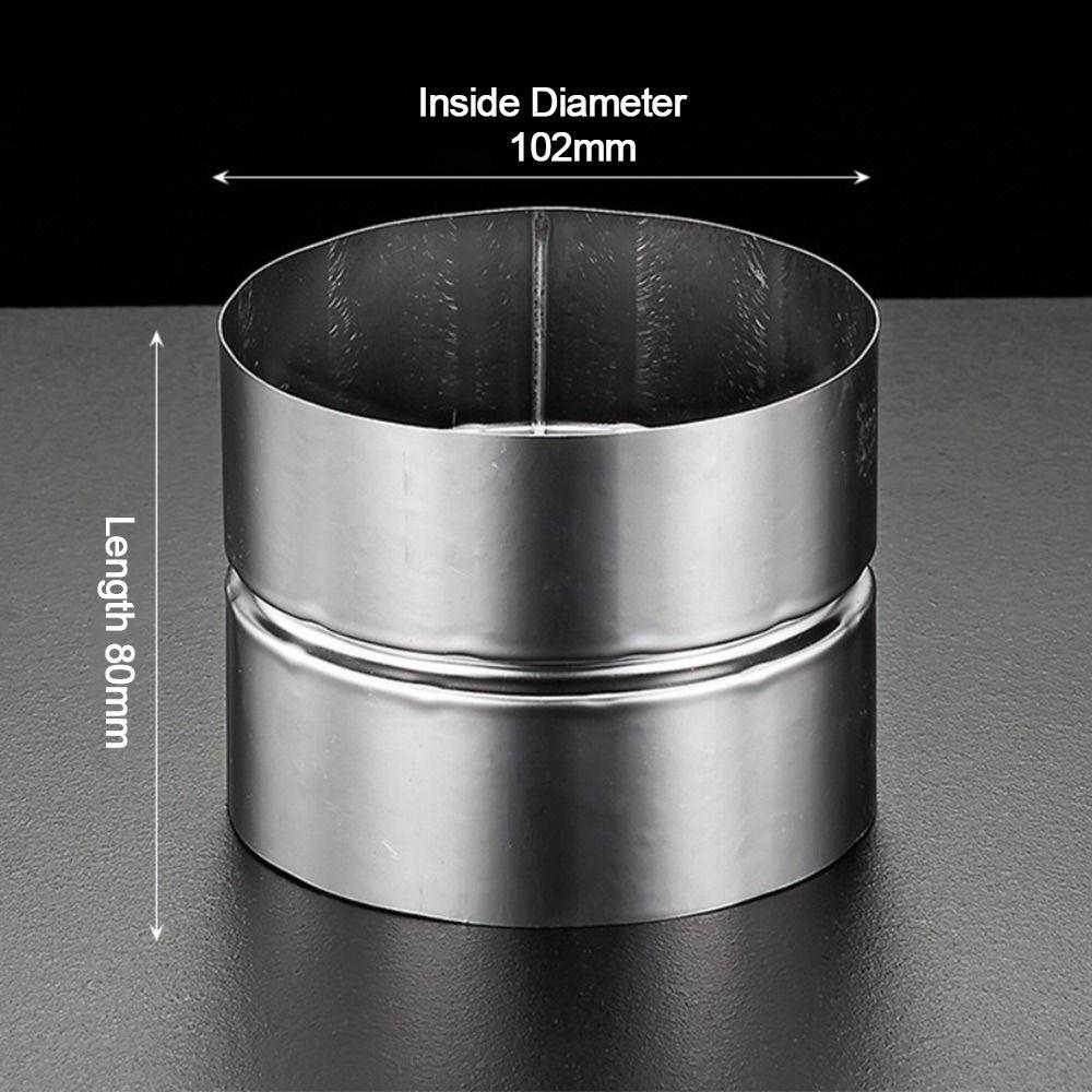 Новый фитинг для труб из нержавеющей стали, круглый прямой, серебристый переходник для труб