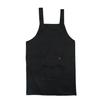 Edwin Apron, Black, Medium, with Adjustable Back Buttons, H-Shaped, and Side Pockets