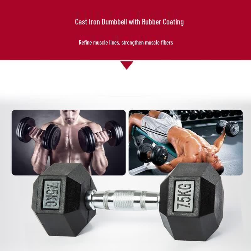 JOROTO Eco-Friendly Rubber Hex Dumbbell
