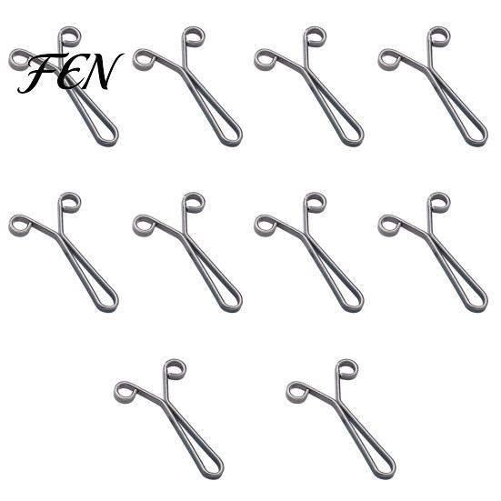 Waist Slimming Buckle 5/10Pcs Tightener for Pants, Reusable Cincher Clip Jeans Adjuster Loose Jeans, No Sewing Trousers Leg Shortening Clamp Alloy