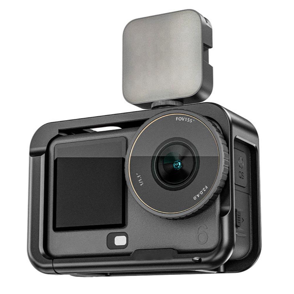 Aluminum Alloy Protective Case For DJI Action 6 Rabbit Cage Frame For DJI Action 6 Panoramic Action Camera Extended Bezel