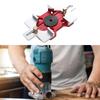Wood Router Base Slotted Bracket Multipurpose Compact Sturdy Woodworking Slotting Tool
