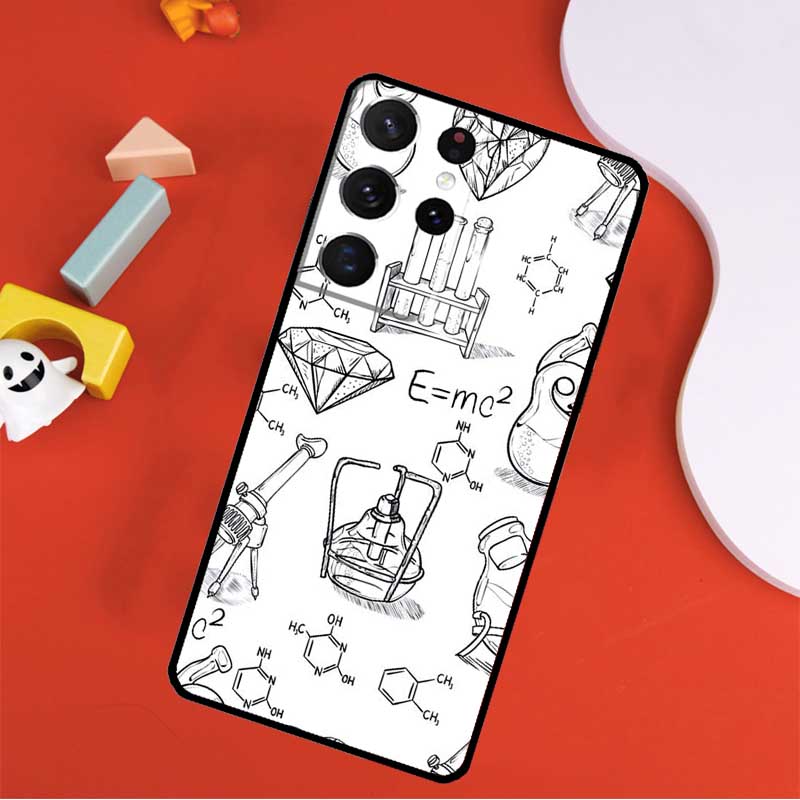 Чехол для телефона с изображением биологии и химии для Samsung Galaxy S25 Ultra S9 S10 S20 FE S21 S22 S23 S24 Plus S24 Ultra