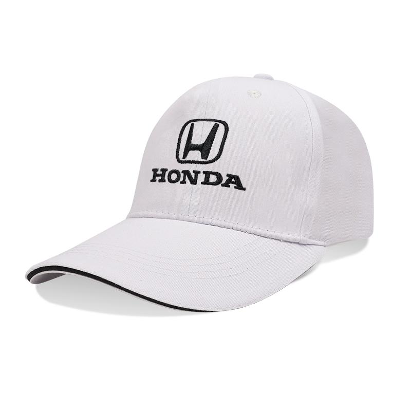 Car Emblem Honda Embroidery Snapback Baseball Cap Summer And Spring Autumn Outdoor Sports Adjustable Sunscreen Hat Casual Hats akn256