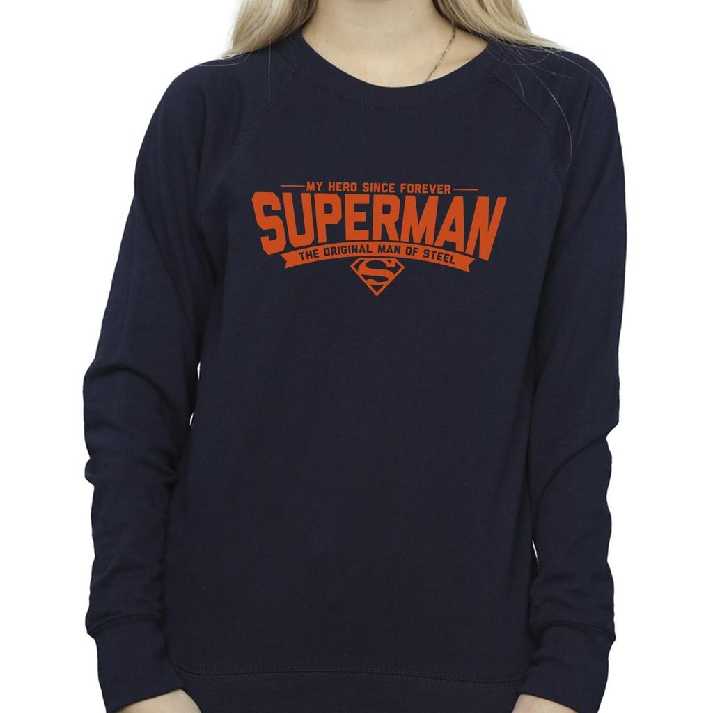 DC Comics Womens/Ladies Superman Hero Dad Sweatshirt