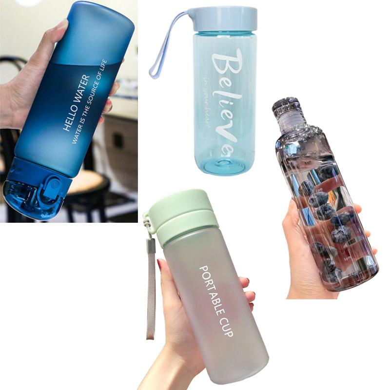 Multi-style Portable Plastic Water Bottle Juice Water Cup Home Drinkware Kettle