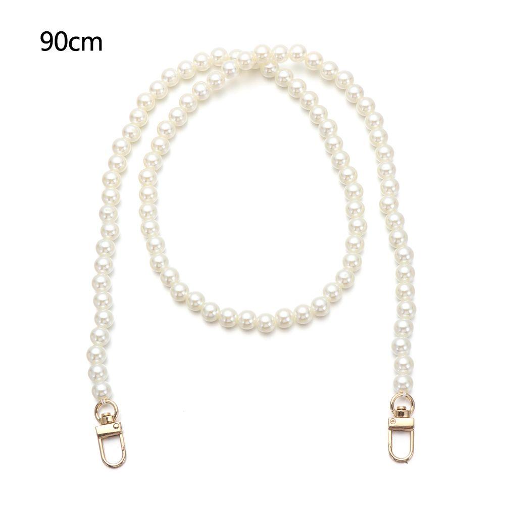 Accessories Pearl Belt Bags Handbag Handles Pearl Strap Long Beaded Chain DIY Purse Replacement
