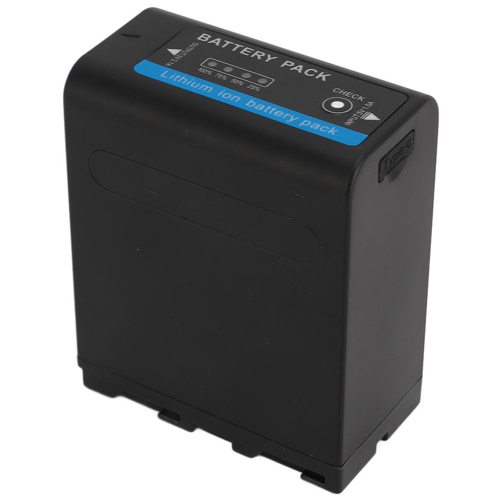 Camcorder Battery 7.2V 13400mah USB Type C Port for NP F990 Replacement Battery for V3 9E PD150P