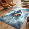 Football Messi Floor Mat Suitable for Kitchen Entryway Hallway Dormitory Anti-slip Rug Decorate Offices Luxury Gift for Birthday, Christmas, Wedding