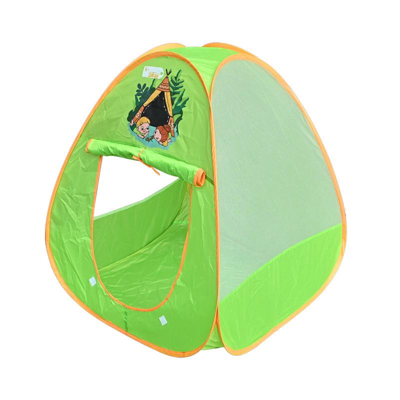 Children's Indoor Green Tent Playhouse - Princess & Boy Baby Toy