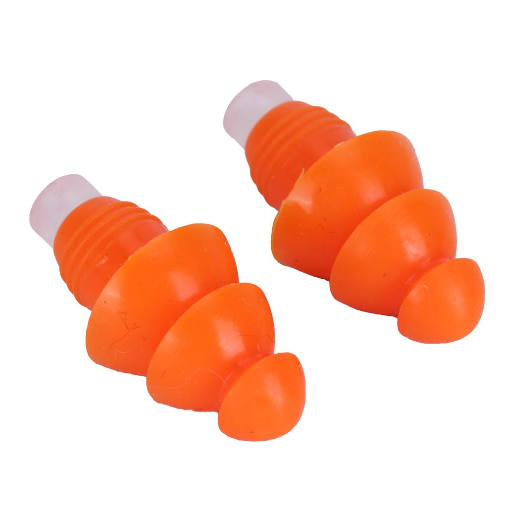 Многоразовые беруши Водонепроницаемые силиконовые беруши Шумоподавление для плавания и сна(Оранжевая коробка )