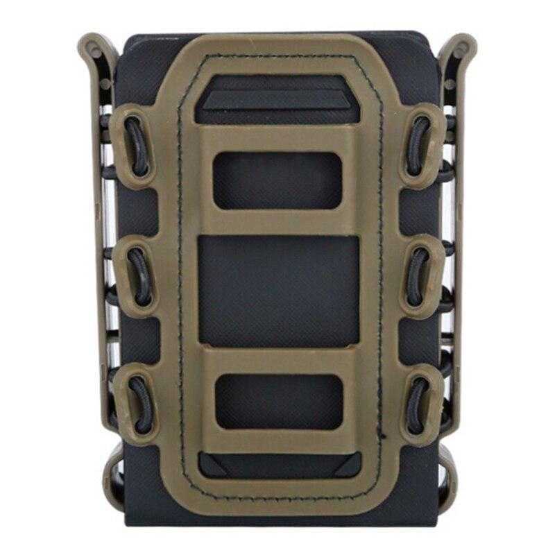 Тактическая сумка для журналов 9 мм, кобура для страйкбола, охоты и стрельбы, держатель для винтовки, мягкая сумка для переноски с зажимом для ремня