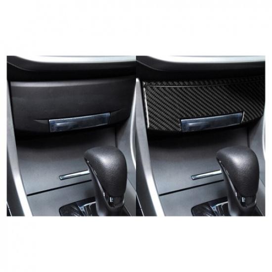 2x Bright Carbon Fiber Car Center Storage Box Panel Sticker For Honda Accord 13