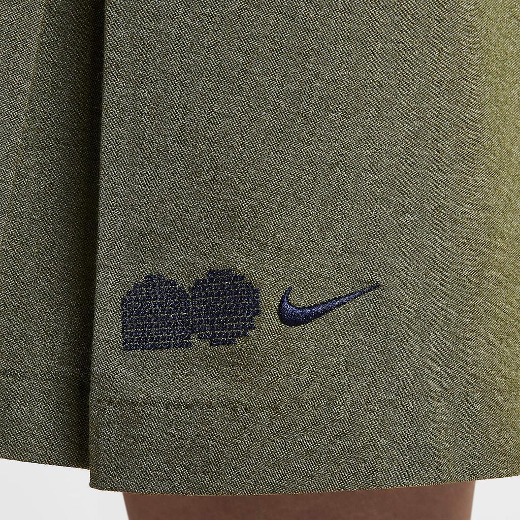 Nike Удобная Модная Универсальная Повседневная Юбка Женские юбки Зеленая HQ6070222