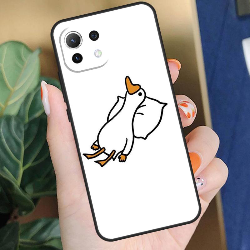 Мультяшный чехол-пенал с уткой для Xiaomi 17 Pro Max 14 15 Ultra 13T 14T 15T Pro POCO F8 F7 F5 F6 X5 X6 X7 Pro Чехол