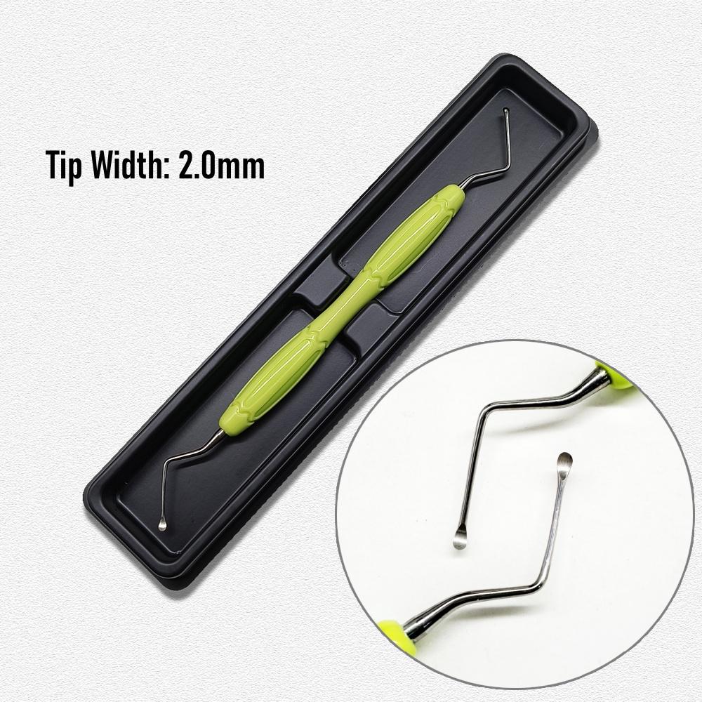 Высококачественная ручка для стоматологического скалера Ложка для чистки зубов Экскаватор Инструменты для реставрации Высококачественный инструмент-ложка с длинным наконечником