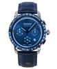 New York Chronograph Leather Strap Blue Dial Quartz 88783 Men's Watch