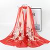 Summer Gradient Scarf Long Scarf Women's Beach Scarf Sun Protection Shawl Air Conditioning Shawl