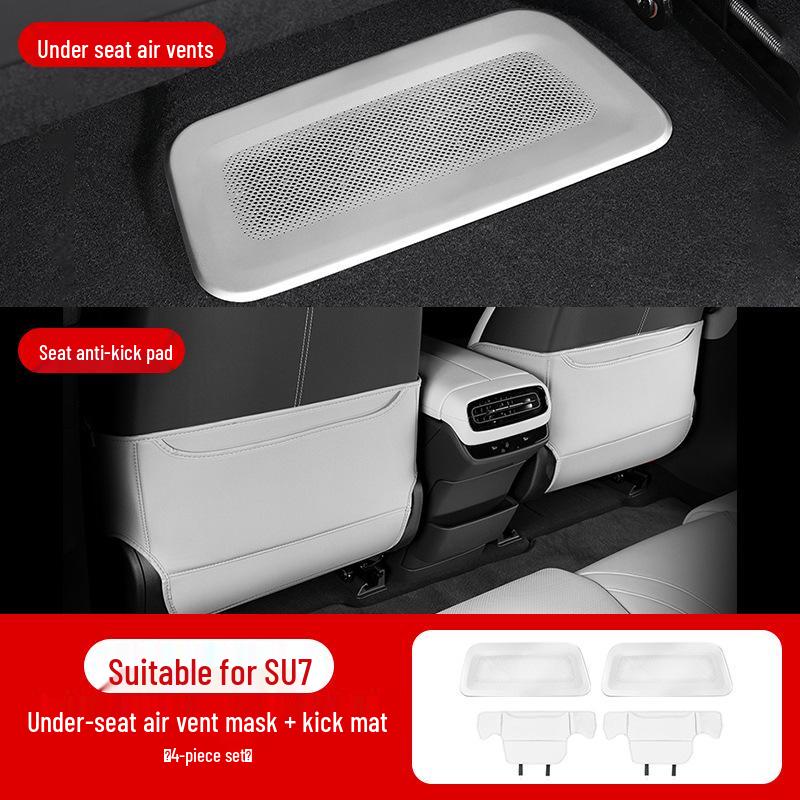 Xiaomi SU7/YU7 Under-Seat Air Vent Dustproof Net & Anti-Clog Cover for Car Interiors