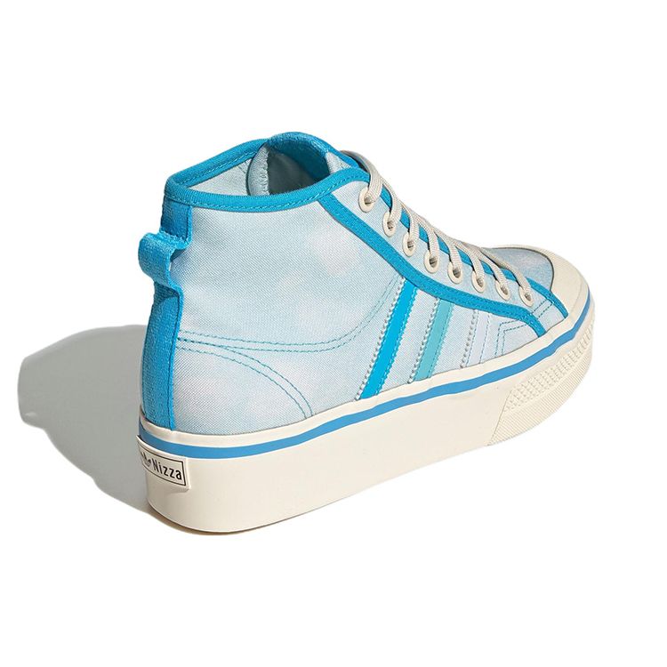 adidas Nizza Женские кроссовки на платформе Mid Почти синие Pantone Wonder-White GX4604