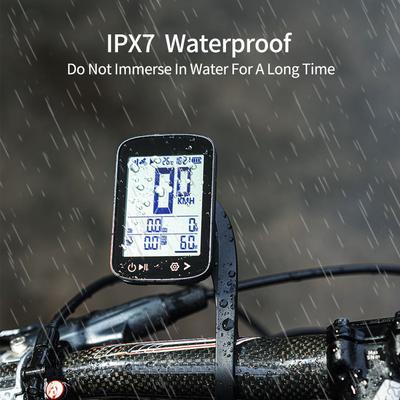 Беспроводной велокомпьютер с подсветкой, креплением, водонепроницаемый, GPS, спидометр, одометр, секундомер, аксессуары для велосипеда