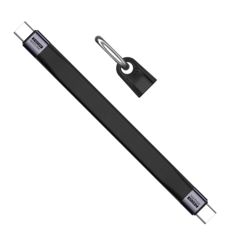 Гибкий ленточный кабель Type C — Type C 240 Вт Power Delivery Быстрая зарядка 40 Гбит/с Передача данных 8K Поддержка