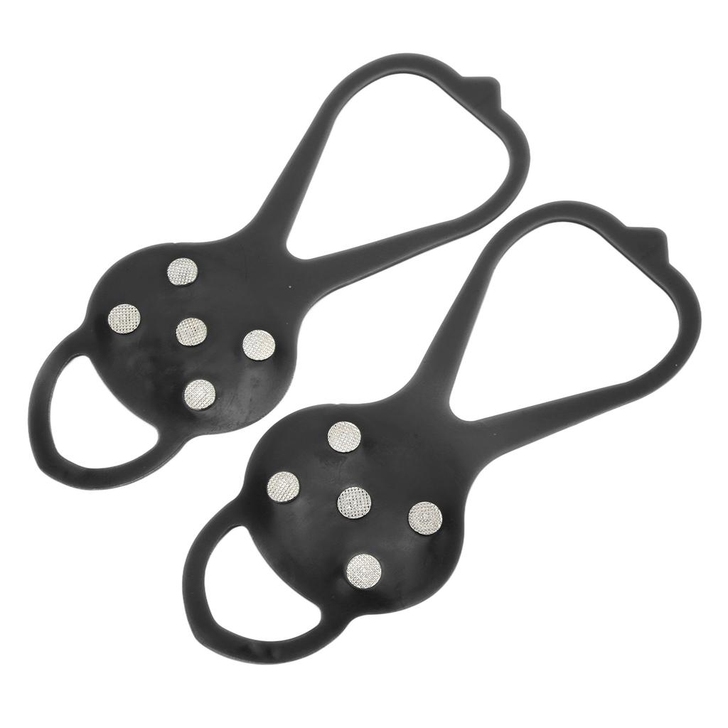 1 пара Crampons Celsiusset Противоскользящие 5 Шипов Сильное Сцепление Покрытие для Зимних Альпинистских Ботинок с 5 Шипами