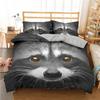 Черный Милые Кошки Комплект для Спальни Пододеяльник Наволочки Одеяло Постельное Белье Размер Твин Мультяшная Собака /питомец Кошка Полный Размер Постельное Белье
