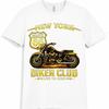 Biker T Shirt Motorcycle Route 66 New York Biker Club Live To Ride Graphic Tee