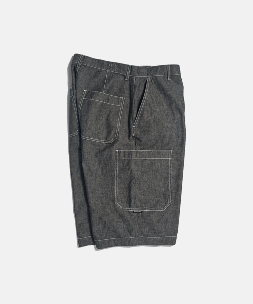 FIDO DIDO [Japan Fabric] Fd Indigo Denim Bermuda Pants Indigo