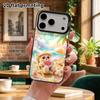 Phone case: 2D flat, suitable for iPhone 18, 17, 16, 15, 14, 13, 12 Pro protective cases, cute bear beach vacation, perfect Christmas and Halloween ho