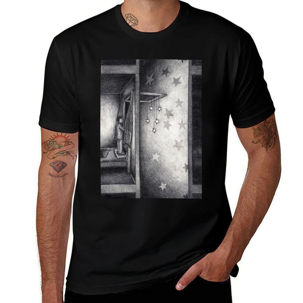 Drawing of a dreamer T-Shirt Work Duty Casual T-Shirt