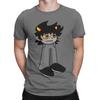 Homestucks ШтаныКот Каркат Футболка Мужская Хлопок Одежда С Принтом Художественная Литература MSPA Круглый Вырез Короткий Рукав
