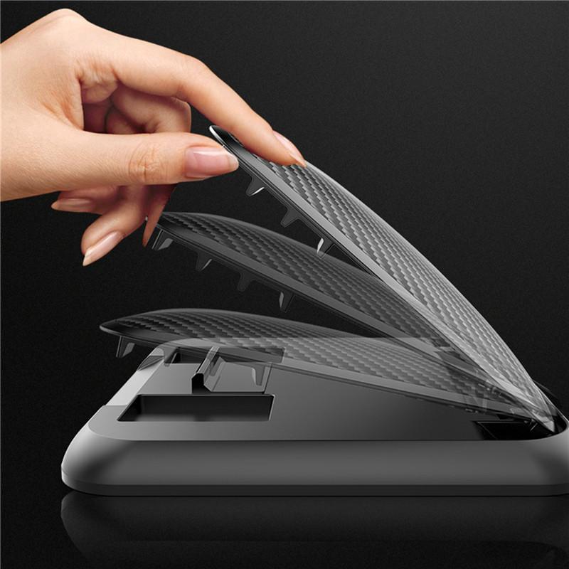 Универсальный держатель для телефона на приборной панели для автомобиля, противоскользящая присоска, регулируемые кронштейны для смартфона