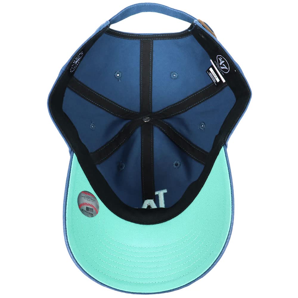 47 Seven Dodgers Clean Up and LA Low Los Angeles Timberland Free Size [Forty Brand] Cap, Men's Women's, Logo, Cap, MLB, Dodgers, Ballpark, Blue,