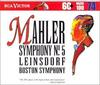 CD MAHLER, LEINSDORF; BOSTON SYMPHONY - Symphony 5 09026683652 US Classical Used